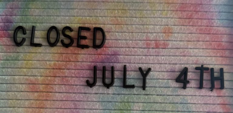 Closed on July 4th